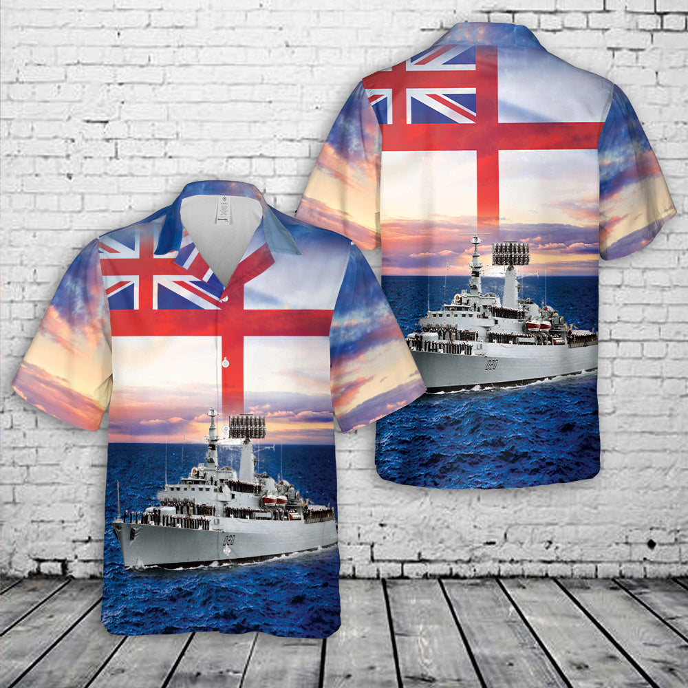 Royal Navy HMS Fife (D20) Hawaiian Shirt