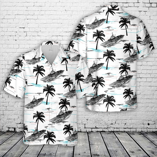 Royal Navy HMS Illustrious (87) Hawaiian Shirt