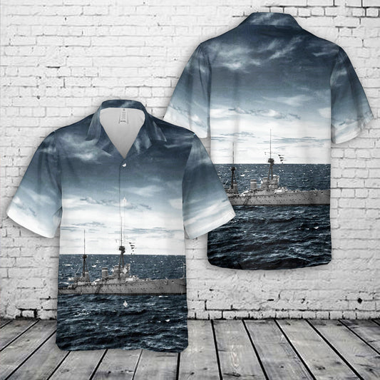 Royal Navy HMS Invincible (1907) Hawaiian Shirt