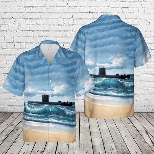 Royal Navy HMS Otter (S15) Hawaiian Shirt