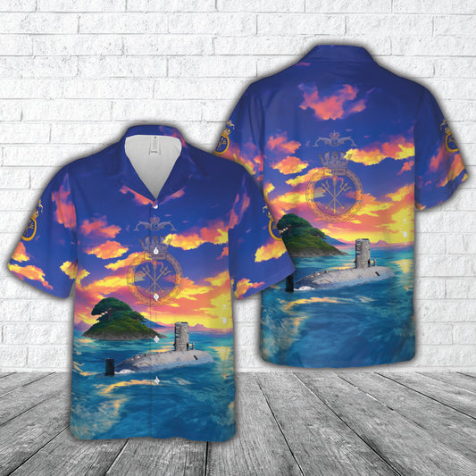 Royal Navy HMS Sceptre Sceptre (S104) Hawaiian Shirt