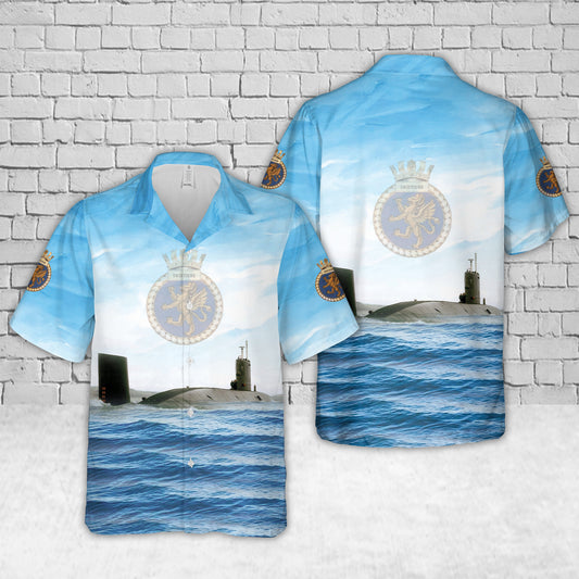 Royal Navy HMS Swiftsure (S126) Swiftsure-class submarine Hawaiian Shirt