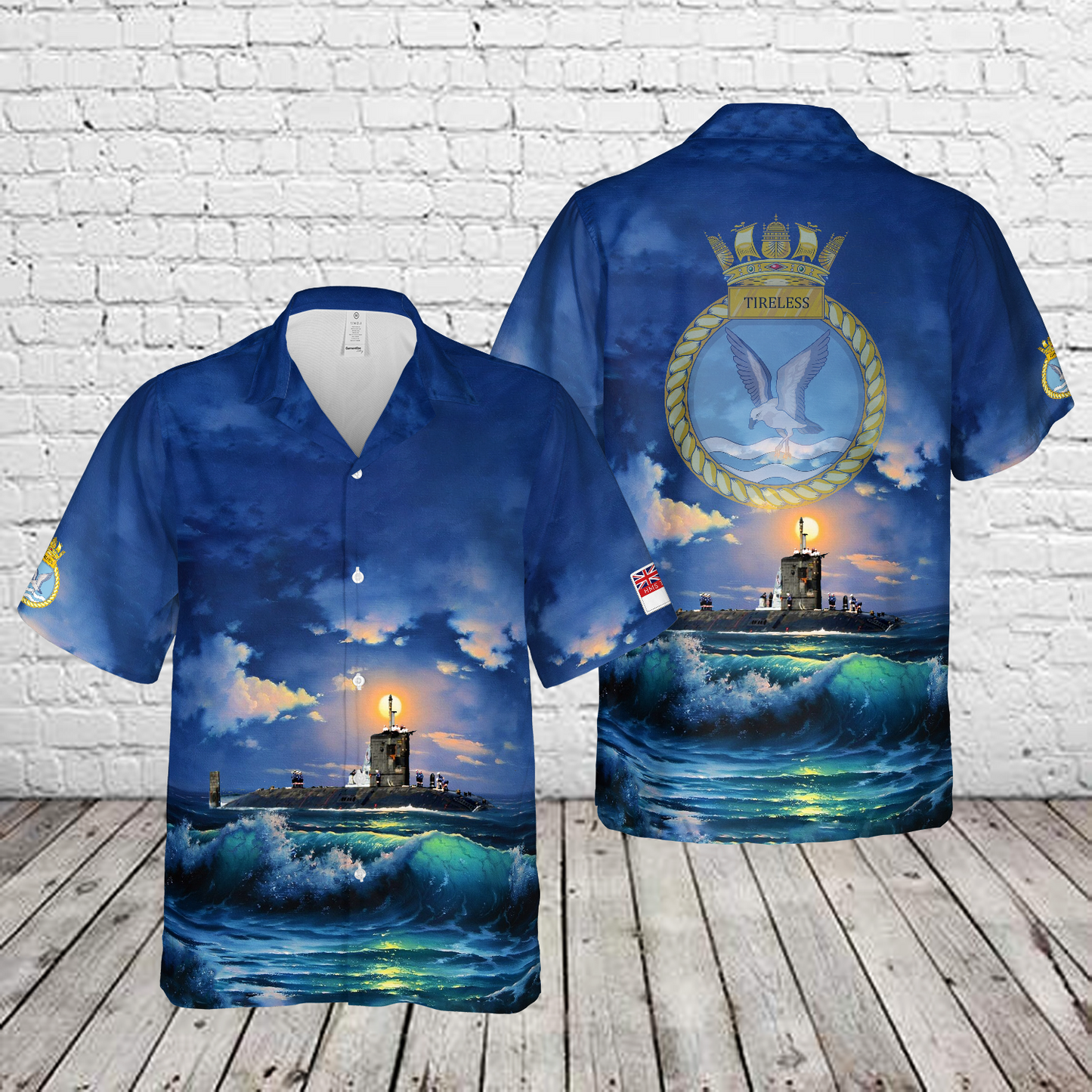 Royal Navy HMS Tireless (S88) Hawaiian Shirt