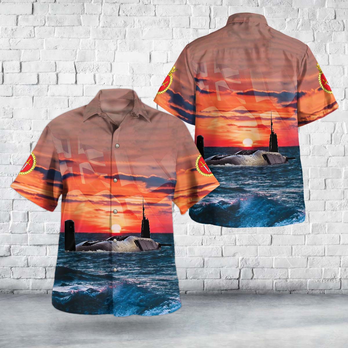 Royal Navy HMS Vengeance (S31) Hawaiian Shirt