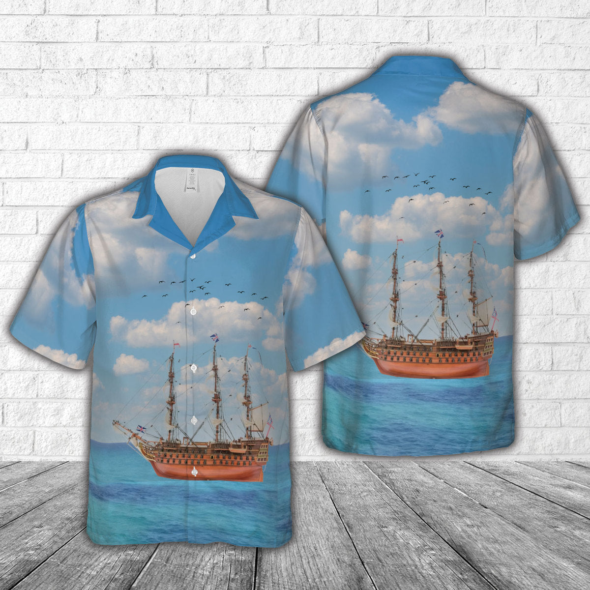 Royal Navy HMS Victory 1765 Hawaiian Shirt