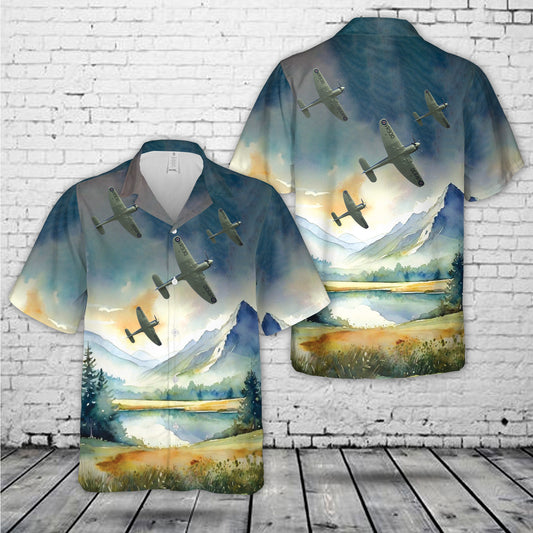 Royal Navy Historic Flight Hawker Sea Fury FB.11 Hawaiian Shirt