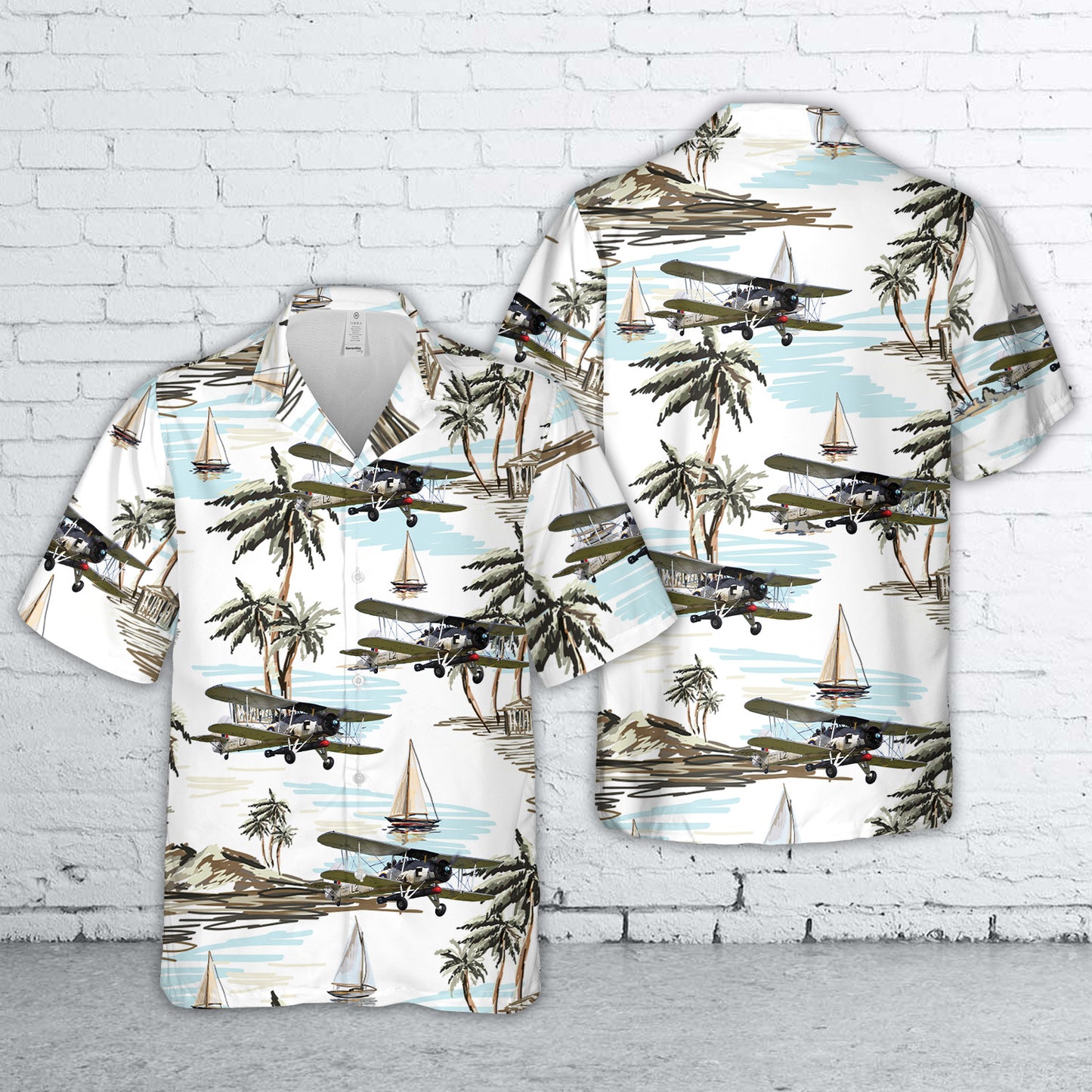 Royal Navy Historic Flight Mk.II Fairey Swordfish LS326 Hawaiian Shirt