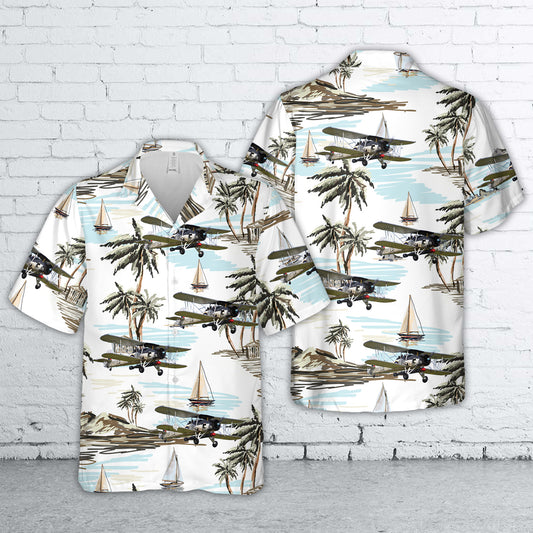 Royal Navy Historic Flight Mk.II Fairey Swordfish LS326 Hawaiian Shirt