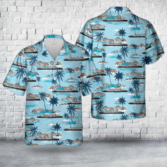 Royal Navy Orlando-class cruiser HMS Australia (1886) Hawaiian Shirt