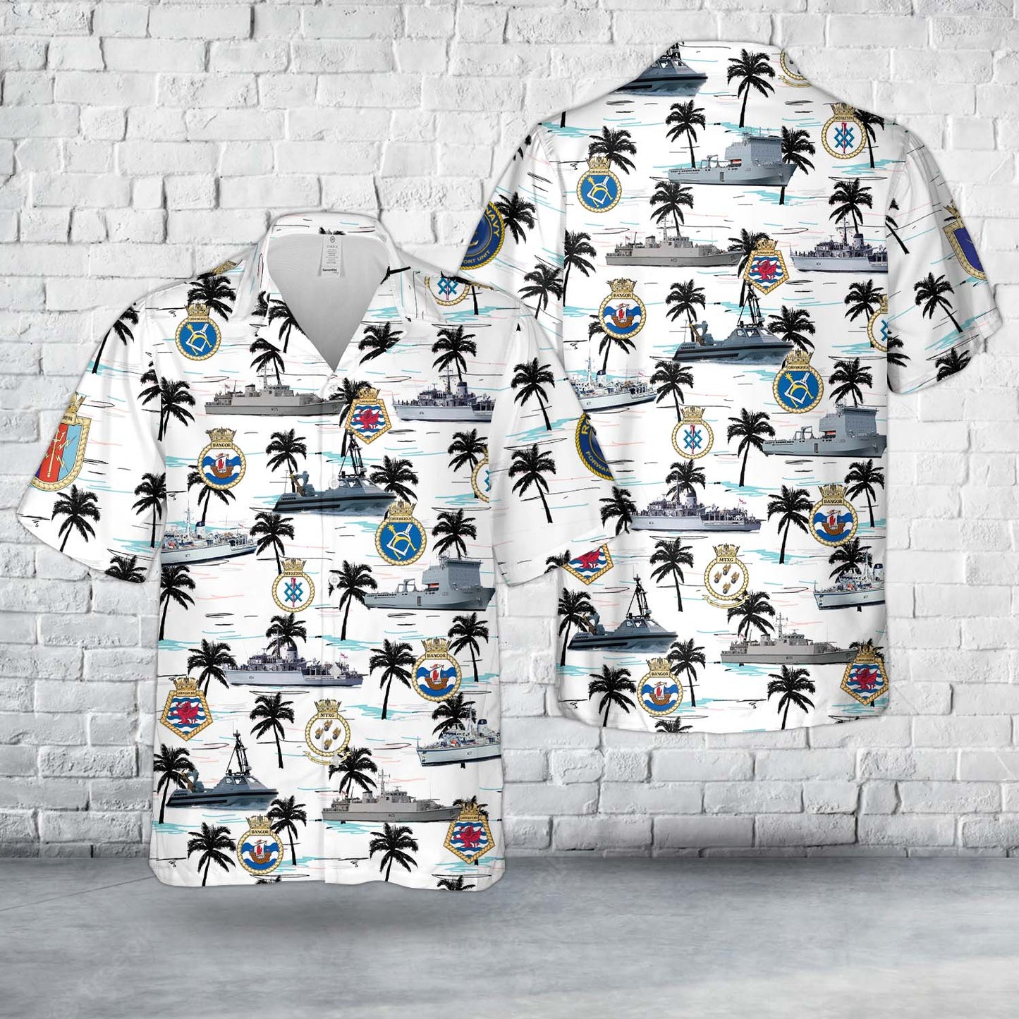 Royal Navy Ships Hawaiian Shirt