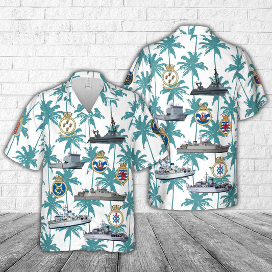 Royal Navy Ships Hawaiian Shirt