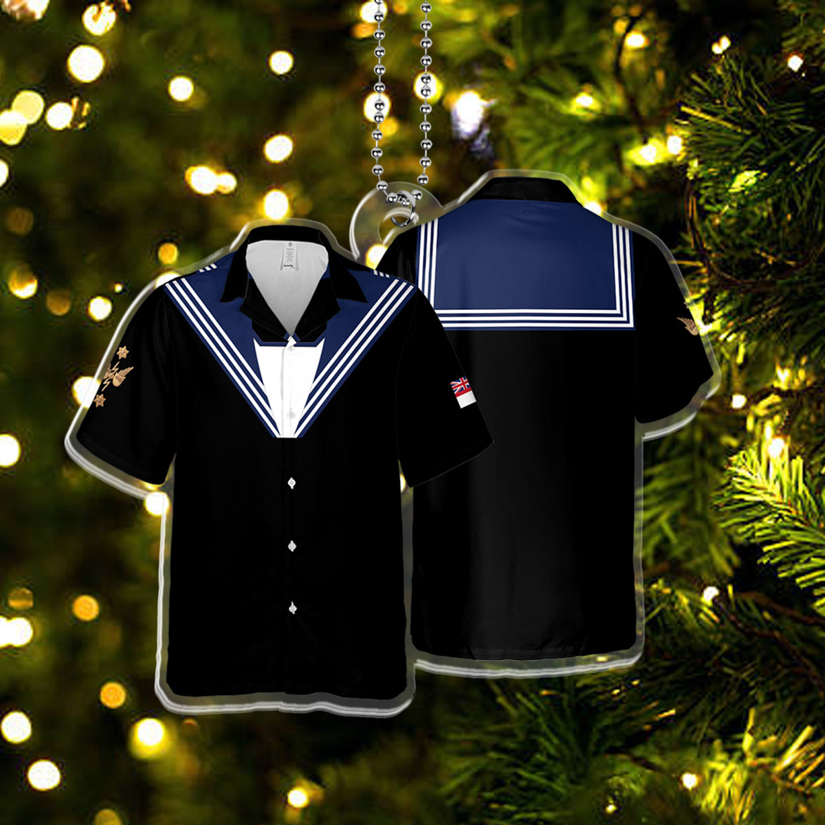 Royal Navy Submarine Service Uniform Christmas Ornament