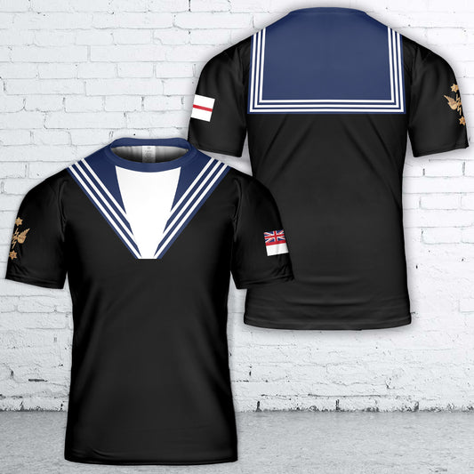 Royal Navy Submarine Service Uniform T-Shirt 3D