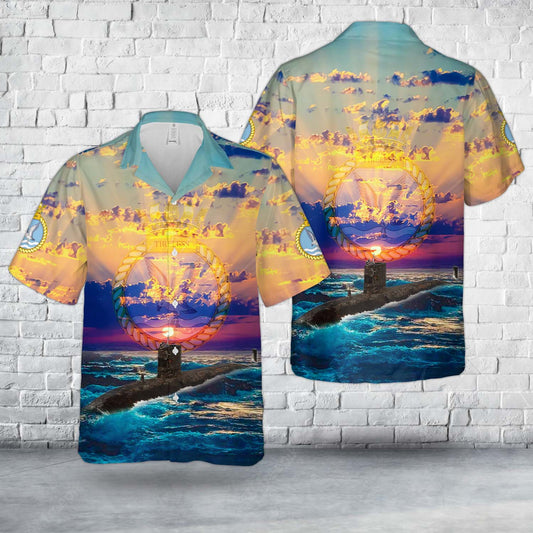 Royal Navy Trafalgar-class submarine HMS Tireless (S88) Hawaiian Shirt