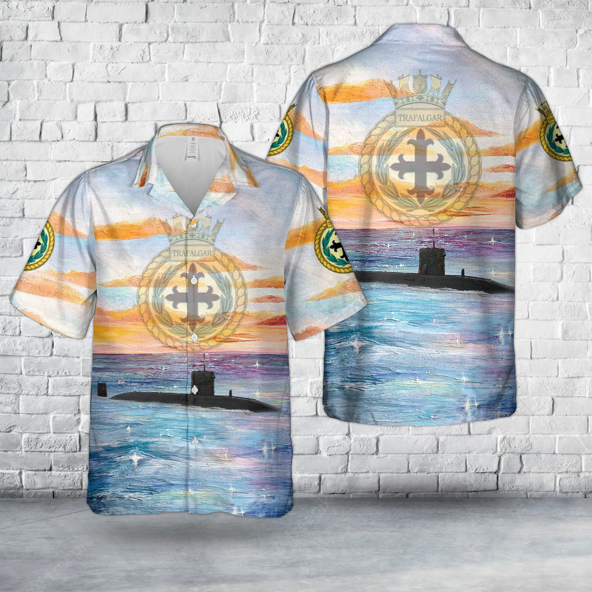 Royal Navy Trafalgar-class submarine HMS Trafalgar (S107) Hawaiian Shirt