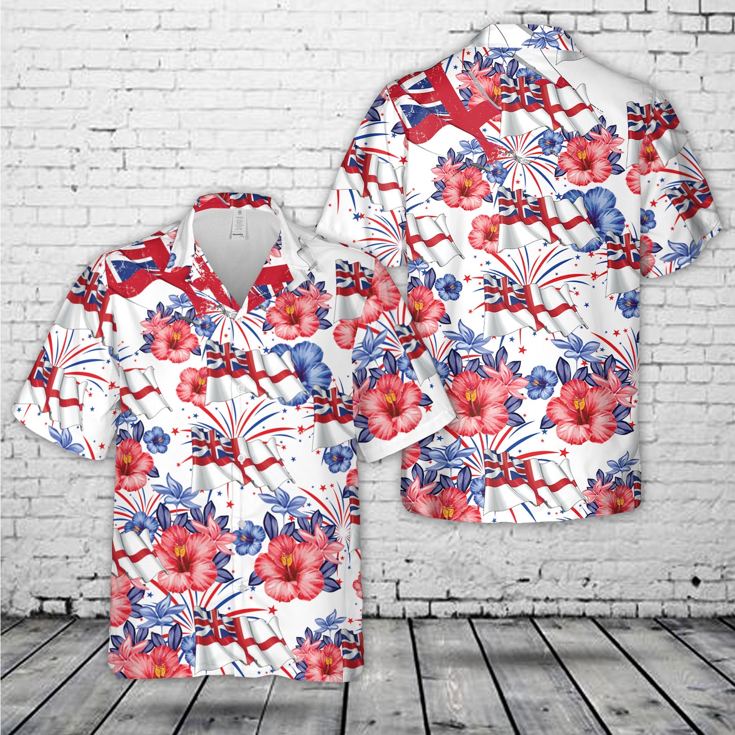 Royal Navy White Ensign Hawaiian Shirt