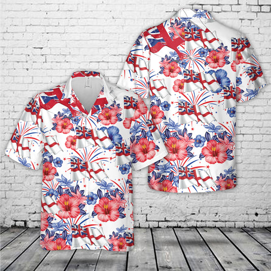 Royal Navy White Ensign Hawaiian Shirt