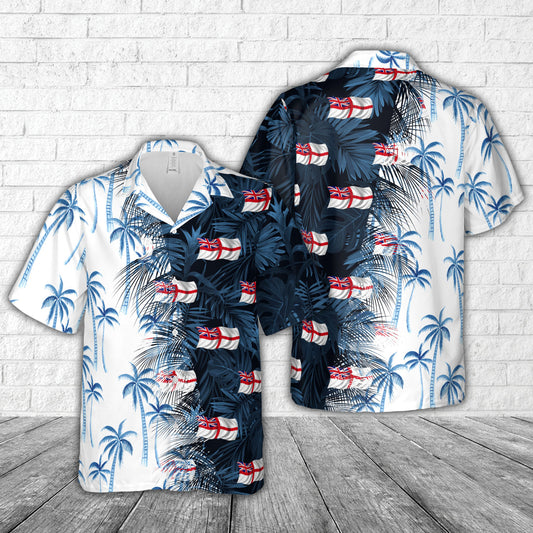 Royal Navy White Ensign Hawaiian Shirt