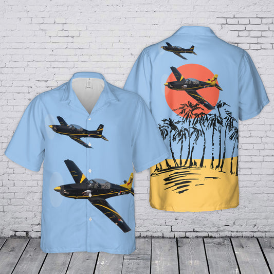 Royal Netherlands Air Force Pilatus PC-7 Hawaiian Shirt