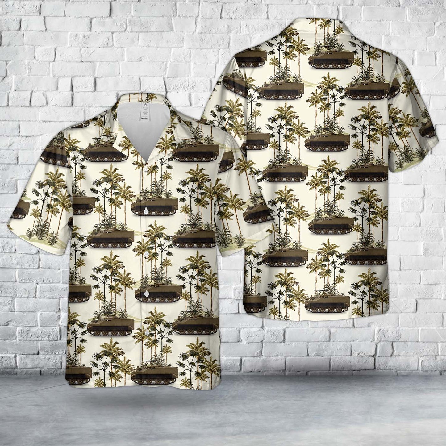 Royal Netherlands Army M113 C&V Hawaiian Shirt