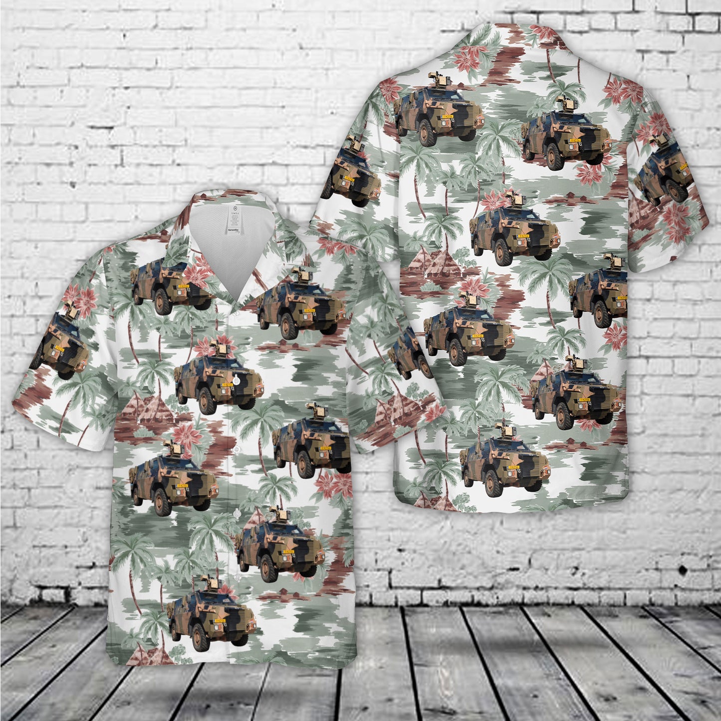 Royal Netherlands Army Mine-resistant ambush protected Hawaiian Shirt