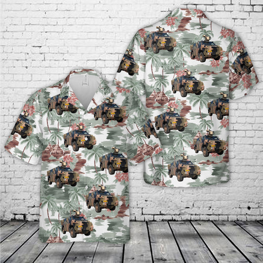Royal Netherlands Army Mine-resistant ambush protected Hawaiian Shirt