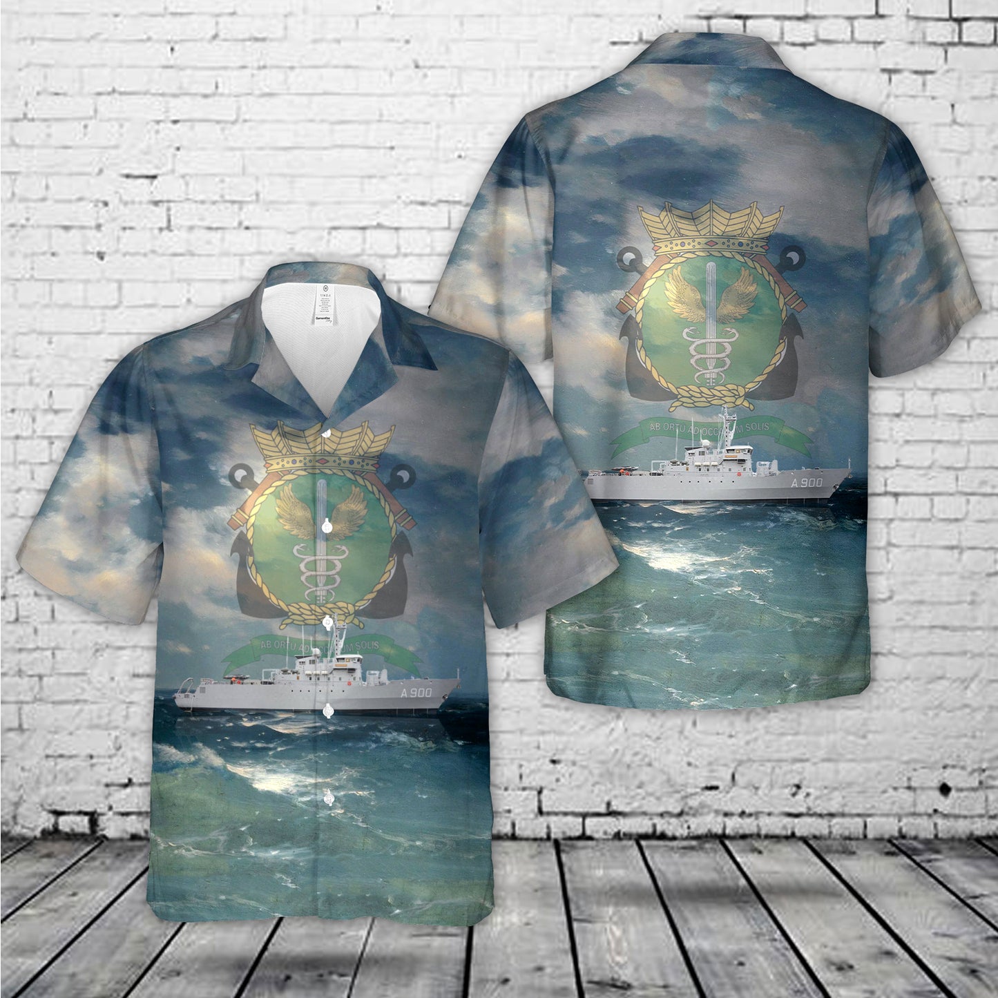 Royal Netherlands Navy HNLMS Mercuur (A900) submarine support ship Hawaiian Shirt