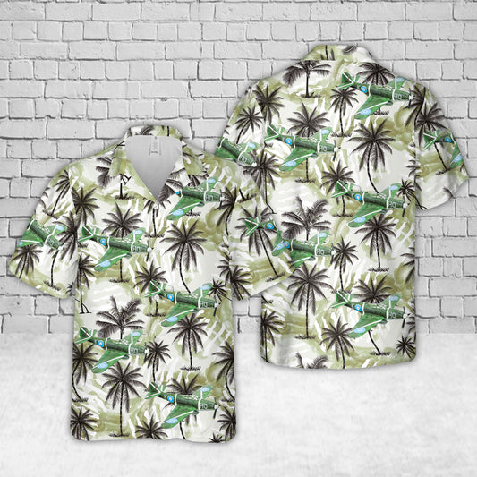Royal New Zealand Air Force Bell Model 26Q P-39Q-1 "Airacobra"; aircraft "HQ-K/NZ 3220" No. 14 Squadron Hawaiian Shirt