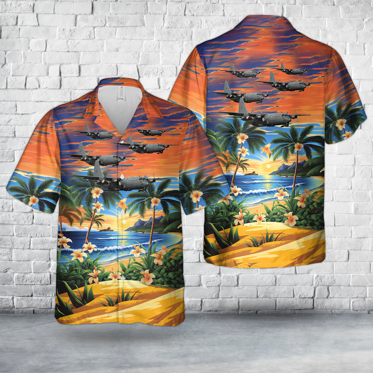 Royal New Zealand Air Force RNZAF No. 40 Squadron Lockheed C-130H(NZ) Hercules Hawaiian Shirt