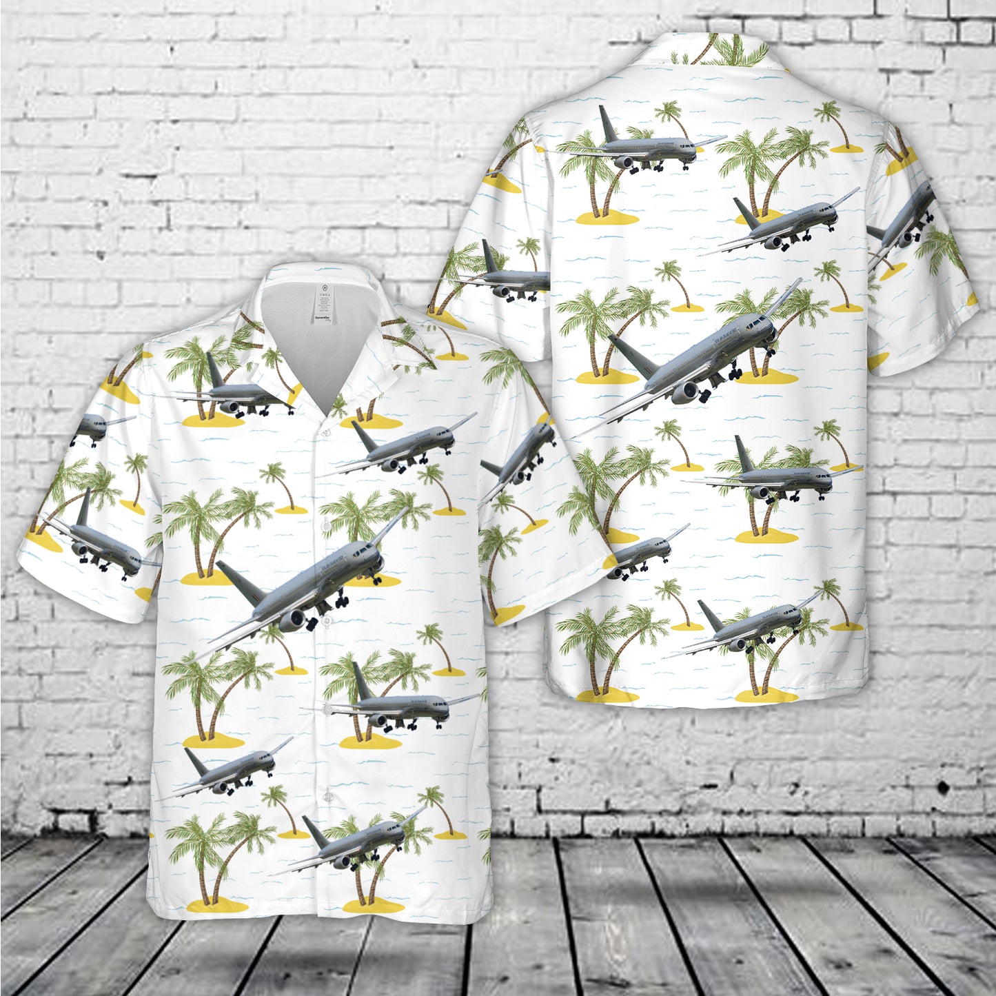 Royal New Zealand Air Force Boeing 757-2K2 No. 40 Squadron Hawaiian Shirt