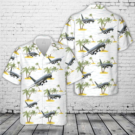 Royal New Zealand Air Force Boeing 757-2K2 No. 40 Squadron Hawaiian Shirt