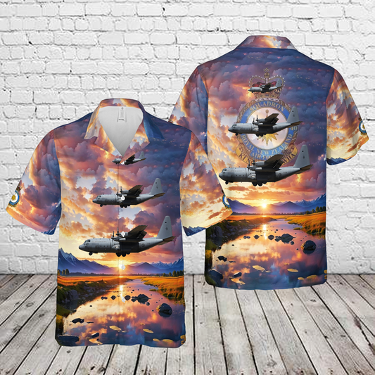 Royal New Zealand Air Force (RNZAF) Lockheed C-130H Hercules CN 4054  Hawaiian Shirt