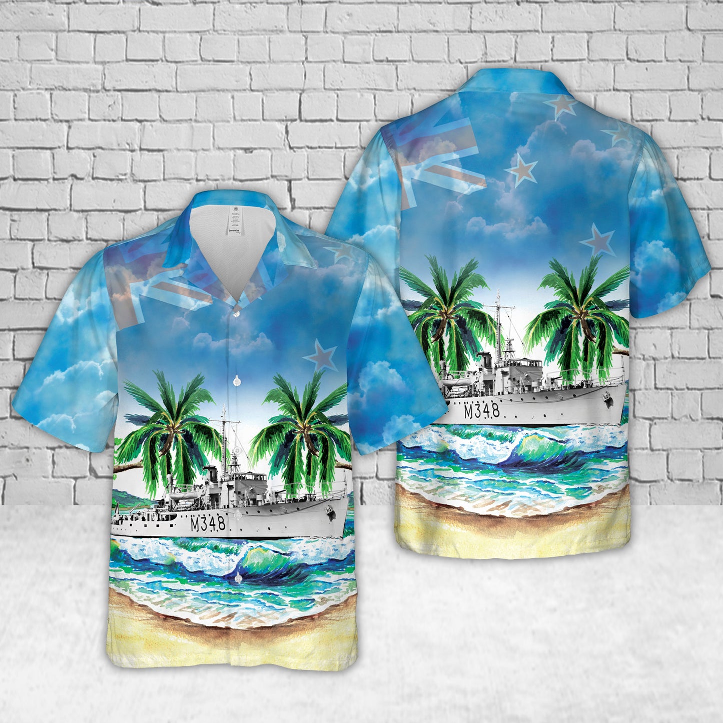Royal New Zealand Navy HMNZS Stawell (M348) Hawaiian Shirt