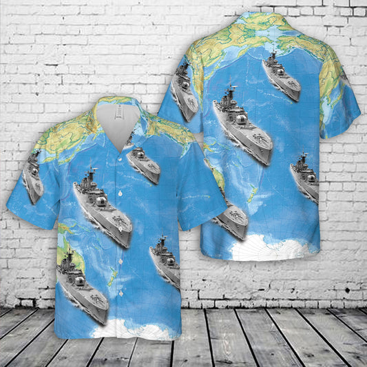 Royal New Zealand Navy HMNZS Otago (F111) Hawaiian Shirt