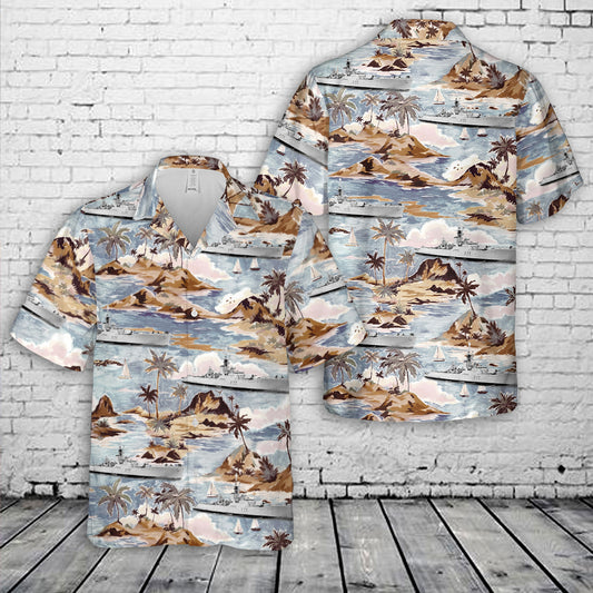 Royal New Zealand Navy HMNZS Blackpool  (F77) Hawaiian Shirt