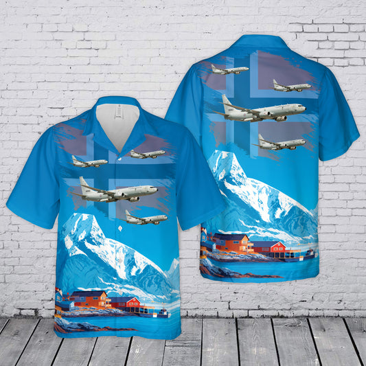Royal Norwegian Air Force P-8A Poseidon Hawaiian Shirt