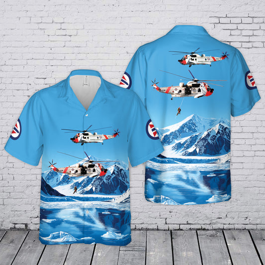 Royal Norwegian Air Force Sea King SAR  Hawaiian Shirt