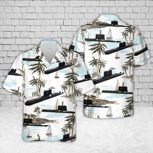 Royal Norwegian Navy S302 HNoMS Utstein Hawaiian Shirt