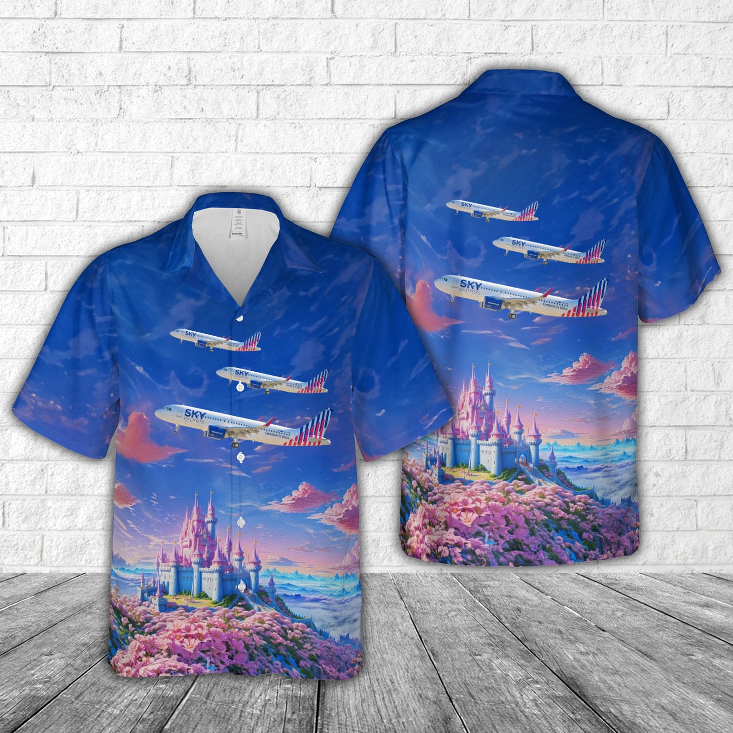 SKY Express A320neo Hawaiian Shirt