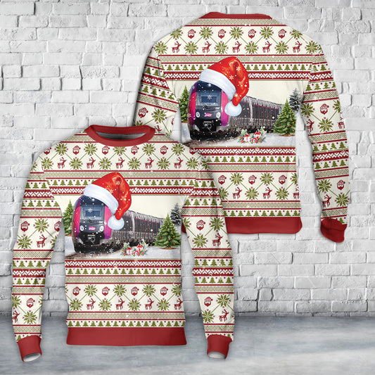 SNCF - Transilien L - Francilien (Z 50000) Christmas AOP Sweater