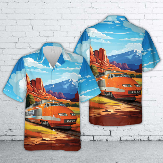 SNCF TGV PSE 61 / 23121 "TGV Sud-Est" Hawaiian Shirt