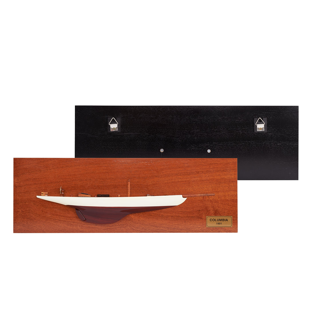 Handcrafted Columbia Half Hull Wooden Model Ship | 60cm Length | Artisan Crafted