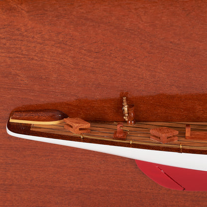 Handicrafted Ranger Half Hull Wooden Model Ship - A Nautical Masterpiece for Collectors and Enthusiasts