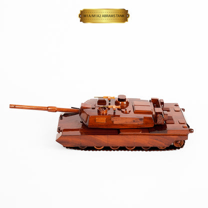 M1A/M1A2 Abrams Tank Wooden Model