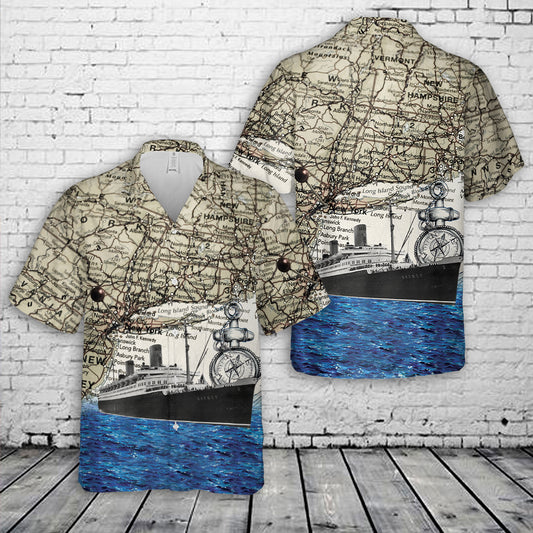 SS Bremen 1929 Hawaiian Shirt