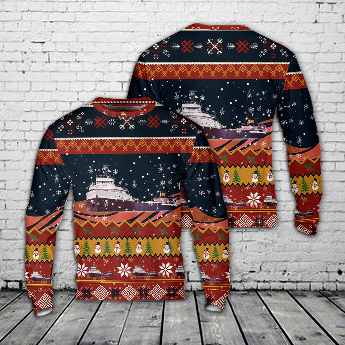 SS Edmund Fitzgerald Christmas Sweater