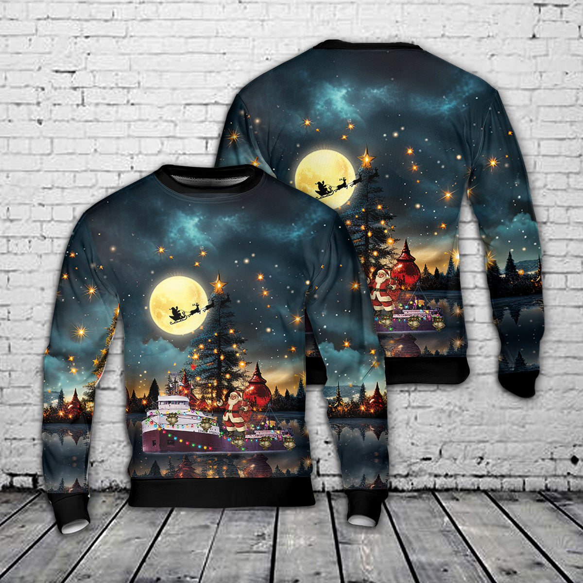 SS Edmund Fitzgerald Christmas Sweater