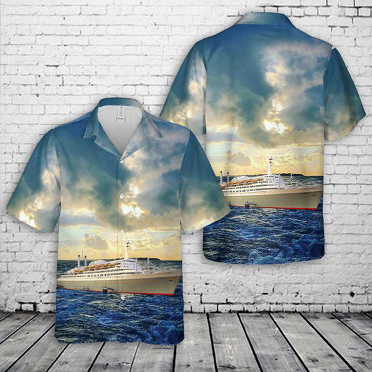 SS Rotterdam Cruise Ship Hawaiian Shirt