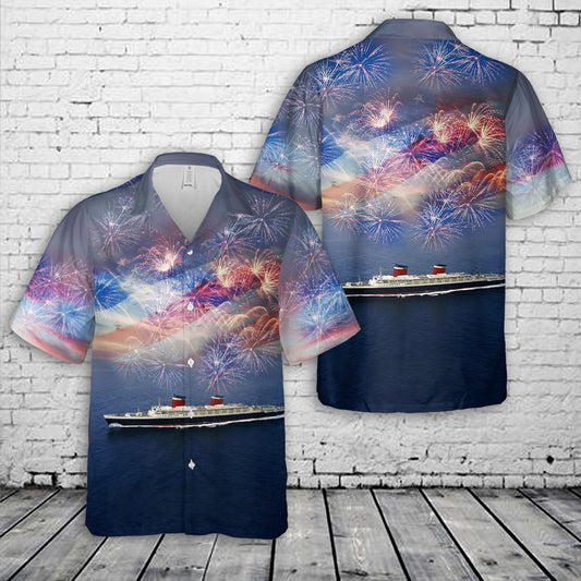 SS United States, 4th of July Hawaiian Shirt