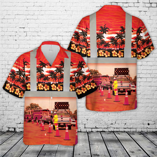 Safety Service Patrol Tropical Hawaiian Shirt